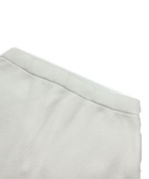 La boutique BonBon（ラブティックボンボン）La boutique BonBon (ラブティックボンボン) 前後2WAYジップナローニットスカート ホワイト サイズ:フリーの古着・服飾アイテム