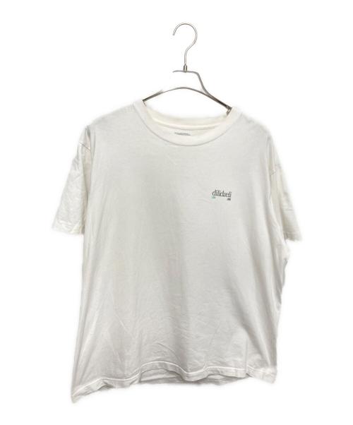 UNTRACE（アントレース）UNTRACE (アントレース) dilly dally TEE SHIRT ホワイトの古着・服飾アイテム