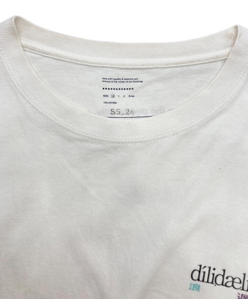 UNTRACE（アントレース）UNTRACE (アントレース) dilly dally TEE SHIRT ホワイトの古着・服飾アイテム