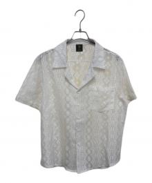 NEON ELEMENTS（ネオンエレメンツ）の古着「レースフラワーパターンシャツ」｜ホワイト