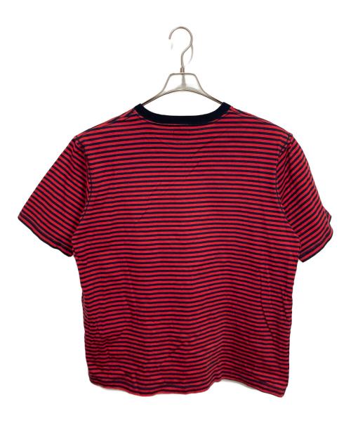 Needles（ニードルズ）Needles (ニードルズ) S/S Papillon Emb. Tee - Cotton Jersey レッド サイズ:Lの古着・服飾アイテム