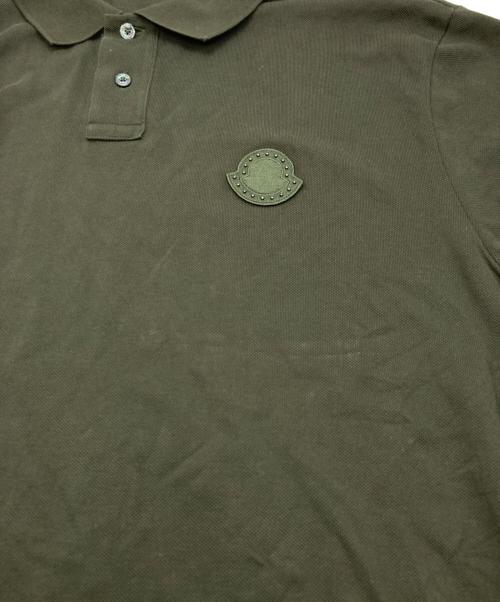 MONCLER（モンクレール）MONCLER (モンクレール) コットン ポロシャツ オリーブ サイズ:3XLの古着・服飾アイテム