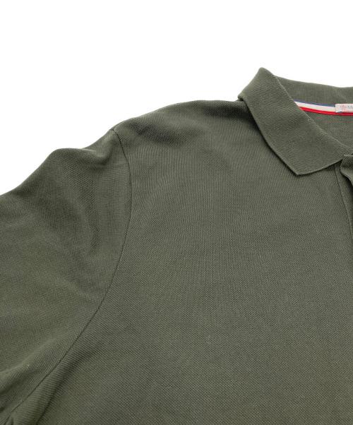 MONCLER（モンクレール）MONCLER (モンクレール) コットン ポロシャツ オリーブ サイズ:3XLの古着・服飾アイテム