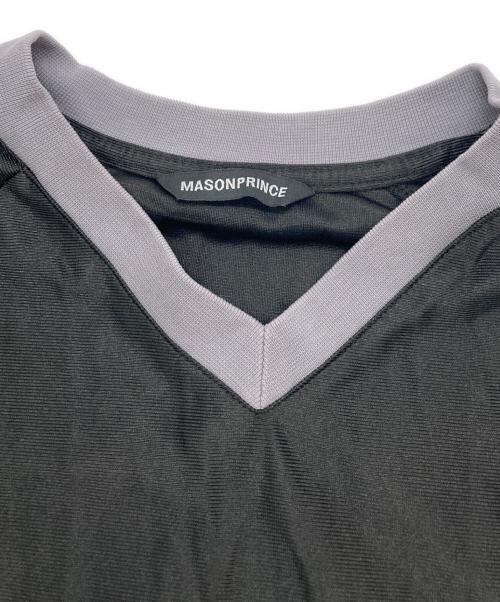 masonprince（メゾンプリンス）masonprince (メゾンプリンス) ゲームシャツ ブラック サイズ:4の古着・服飾アイテム