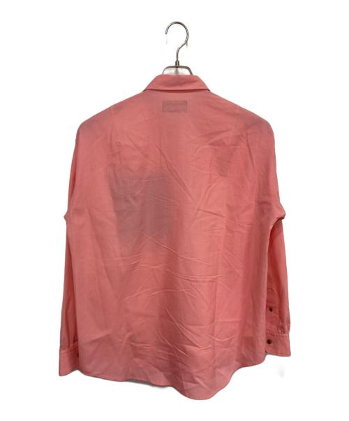BROWN by 2-tacs（ブラウンバイツータックス）BROWN by 2-tacs (ブラウンバイツータックス) OUTER SHIRTS & B.D. ピンク サイズ:Mの古着・服飾アイテム