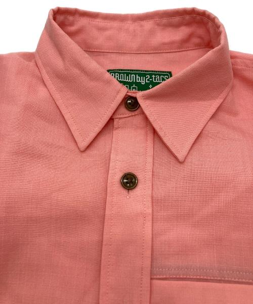 BROWN by 2-tacs（ブラウンバイツータックス）BROWN by 2-tacs (ブラウンバイツータックス) OUTER SHIRTS & B.D. ピンク サイズ:Mの古着・服飾アイテム