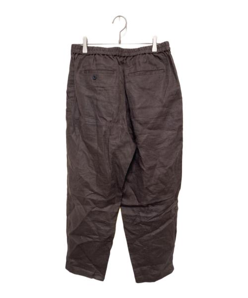 MORRIS&SONS（モリスアンドサンズ）MORRIS&SONS (モリスアンドサンズ) リネンイージーパンツ ブラウン サイズ:Ｍの古着・服飾アイテム