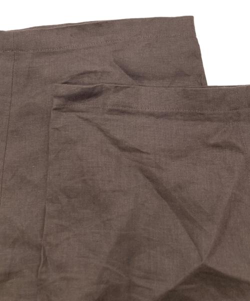 MORRIS&SONS（モリスアンドサンズ）MORRIS&SONS (モリスアンドサンズ) リネンイージーパンツ ブラウン サイズ:Ｍの古着・服飾アイテム