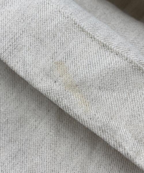 1er Arrondissement（プルミエ アロンディスモン）1er Arrondissement (プルミエ アロンディスモン) リネンコットンベルテッドパンツ ホワイト サイズ:38の古着・服飾アイテム