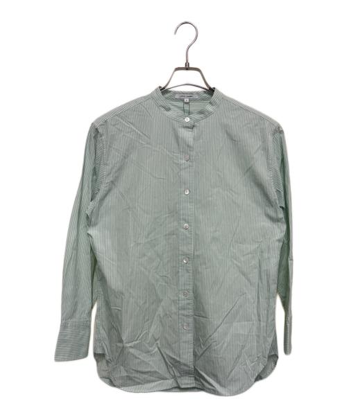 23区（ニジュウサンク）23区 (ニジュウサンク) cancliniバンドカラーシャツ グリーン サイズ:Ｍ 未使用品の古着・服飾アイテム
