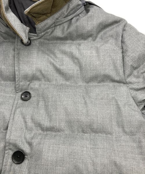 SHIPS（シップス）SHIPS (シップス) ウールボタンダウンジャケット グレー サイズ:Lの古着・服飾アイテム