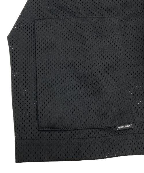 WHIMSY（ウィムジー）WHIMSY (ウィムジー) メッシュTシャツ ブラック サイズ:XLの古着・服飾アイテム