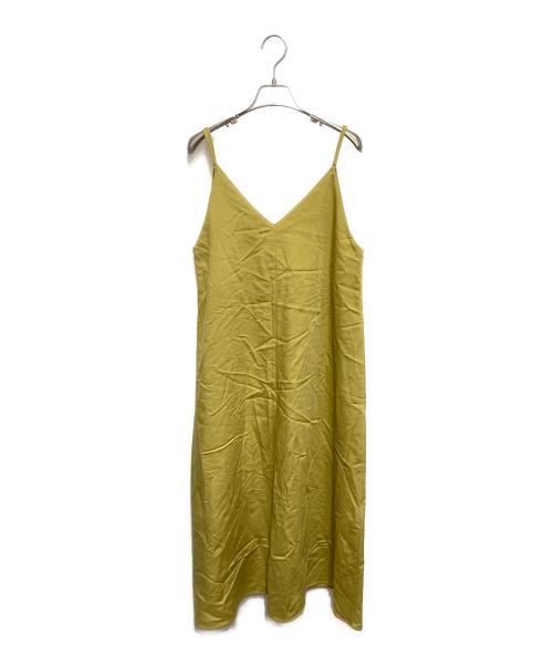 green label relaxing（グリーンレーベルリラクシング）green label relaxing (グリーンレーベルリラクシング) キャミワンピース イエロー サイズ:FREEの古着・服飾アイテム