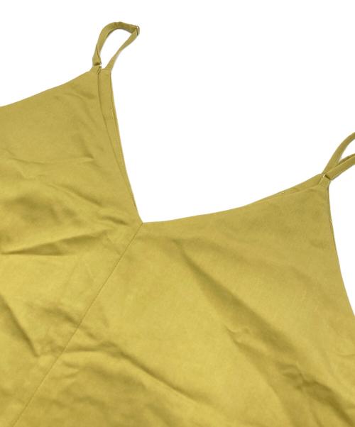 green label relaxing（グリーンレーベルリラクシング）green label relaxing (グリーンレーベルリラクシング) キャミワンピース イエロー サイズ:FREEの古着・服飾アイテム