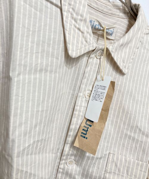 Midi-Umi（ミディウミ）Midi-Umi (ミディウミ) シャツ ベージュ サイズ:フリー 未使用品の古着・服飾アイテム