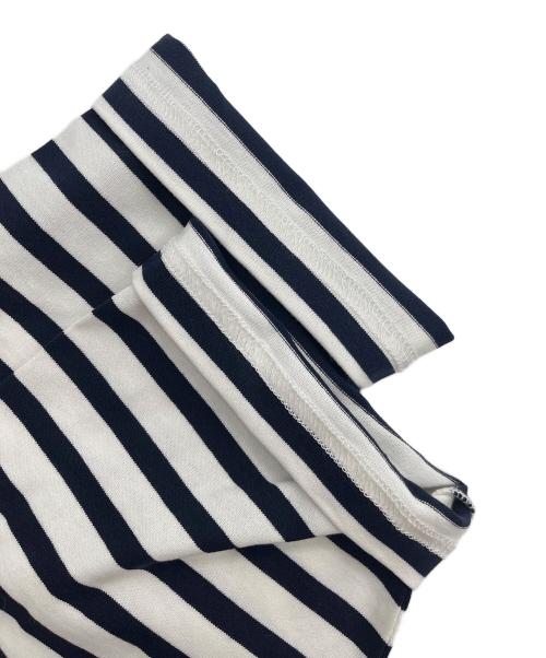 Midi-Umi（ミディウミ）Midi-Umi (ミディウミ) ボーダーカットソー ネイビー サイズ:FREE 未使用品の古着・服飾アイテム