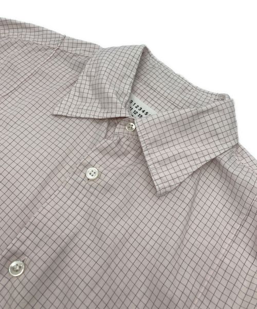 Martin Margiela 10（マルタン・マルジェラ 10）Martin Margiela 10 (マルタン・マルジェラ 10) チェックシャツ ピンク サイズ:2の古着・服飾アイテム