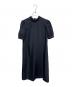 BLUE LABEL CRESTBRIDGE（ブルーレーベルクレストブリッジ）の古着「コットンライクスパンローンシャーリングドレス」｜ネイビー