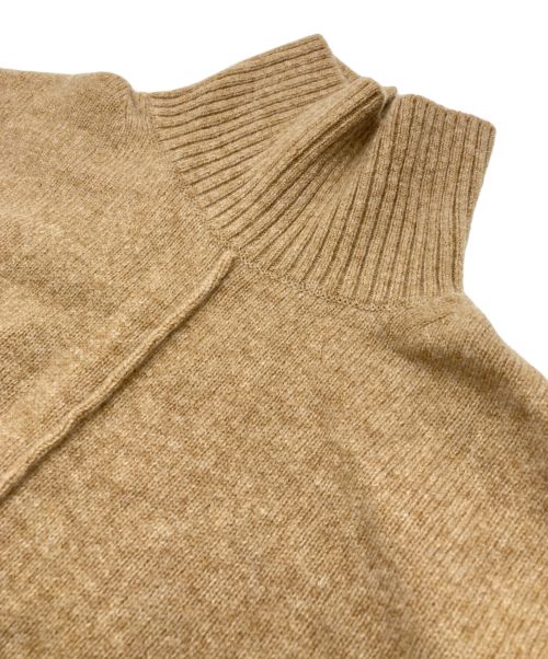 SEVEN TEN by MIHO KAWAHITO（セブン テン バイ ミホ カワヒト）SEVEN TEN by MIHO KAWAHITO (セブン テン バイ ミホ カワヒト) ハイネックニットワンピース ベージュ サイズ:Sの古着・服飾アイテム