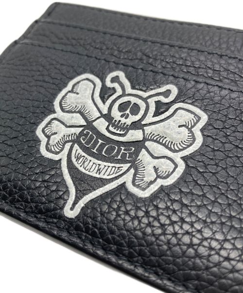 Christian Dior（クリスチャン ディオール）Christian Dior (クリスチャン ディオール) stussy (ステューシー) カードケース ブラックの古着・服飾アイテム