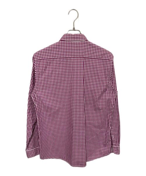 BLACK LABEL CRESTBRIDGE（ブラックレーベル クレストブリッジ）BLACK LABEL CRESTBRIDGE (ブラックレーベル クレストブリッジ) ボタンダウンシャツ パープル サイズ:3の古着・服飾アイテム