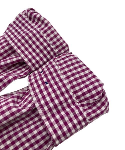 BLACK LABEL CRESTBRIDGE（ブラックレーベル クレストブリッジ）BLACK LABEL CRESTBRIDGE (ブラックレーベル クレストブリッジ) ボタンダウンシャツ パープル サイズ:3の古着・服飾アイテム