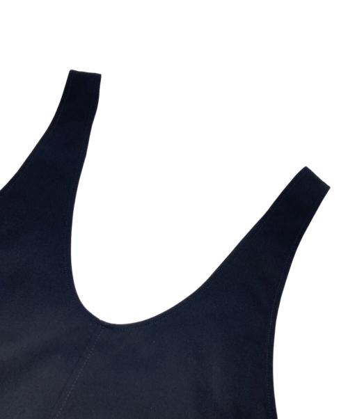 BEAUTY&YOUTH（ビューティーアンドユース）BEAUTY&YOUTH (ビューティーアンドユース) ポプリンレイヤードワンピース ネイビー サイズ:Sの古着・服飾アイテム