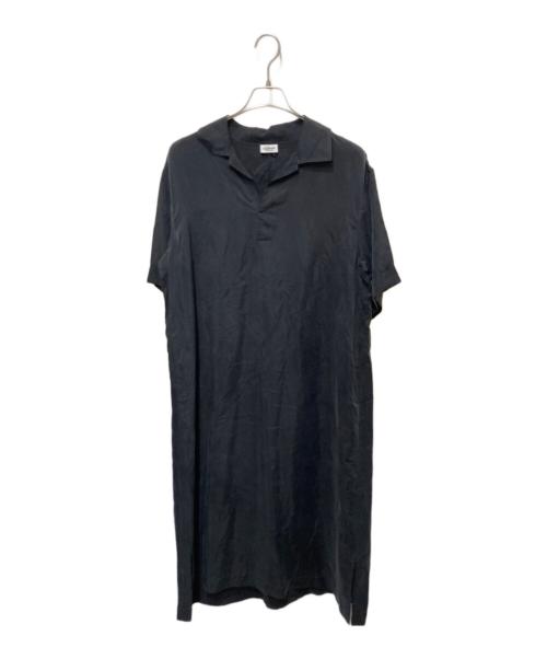 LE GLAZIK（ル グラジック）LE GLAZIK (ル グラジック) オープンカラー半袖ワンピース グレー サイズ:Ｓの古着・服飾アイテム
