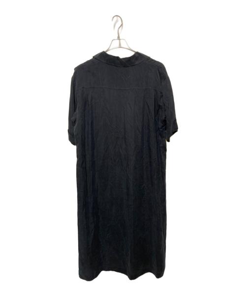 LE GLAZIK（ル グラジック）LE GLAZIK (ル グラジック) オープンカラー半袖ワンピース グレー サイズ:Ｓの古着・服飾アイテム