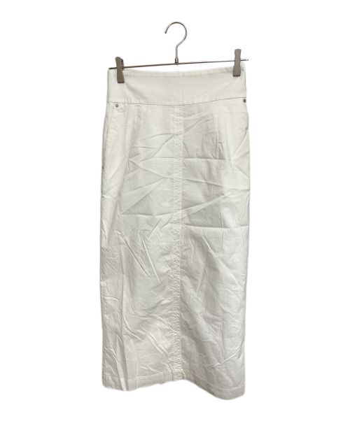 La boutique BonBon（ラブティックボンボン）La boutique BonBon (ラブティックボンボン) コットンナイロンマキシスカート ホワイト サイズ:Ｍの古着・服飾アイテム