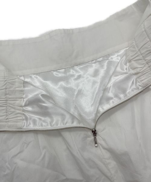 La boutique BonBon（ラブティックボンボン）La boutique BonBon (ラブティックボンボン) コットンナイロンマキシスカート ホワイト サイズ:Ｍの古着・服飾アイテム