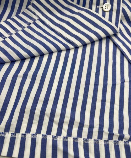 foufou（フーフー）foufou (フーフー) STAND COLLAR CLERIC SHIRT ONE PIECE ブルー サイズ:1の古着・服飾アイテム