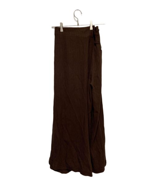 Jean Paul GAULTIER CLASSIQUE（ジャンポールゴルチエクラシック）Jean Paul GAULTIER CLASSIQUE (ジャンポールゴルチエクラシック) 変形 ワイドラップパンツ ブラウン サイズ:40の古着・服飾アイテム