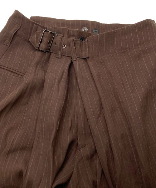 Jean Paul GAULTIER CLASSIQUE（ジャンポールゴルチエクラシック）Jean Paul GAULTIER CLASSIQUE (ジャンポールゴルチエクラシック) 変形 ワイドラップパンツ ブラウン サイズ:40の古着・服飾アイテム
