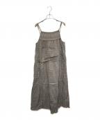 BEAUTY&YOUTHビューティーアンドユース）の古着「コットンタックキャミワンピース」｜カーキ