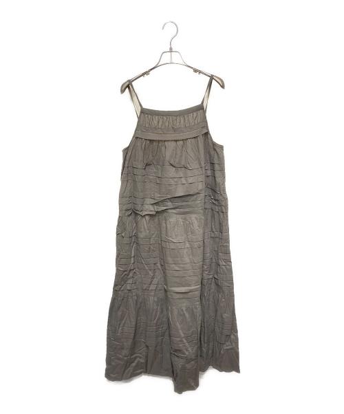 BEAUTY&YOUTH（ビューティーアンドユース）BEAUTY&YOUTH (ビューティーアンドユース) コットンタックキャミワンピース カーキ サイズ:Ｓの古着・服飾アイテム