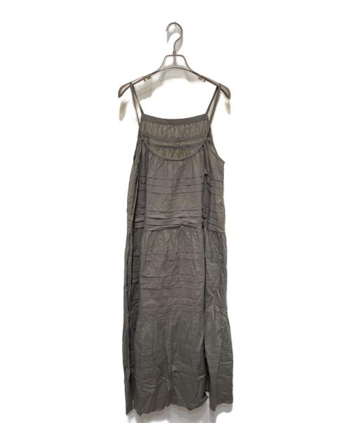 BEAUTY&YOUTH（ビューティーアンドユース）BEAUTY&YOUTH (ビューティーアンドユース) コットンタックキャミワンピース カーキ サイズ:Ｓの古着・服飾アイテム