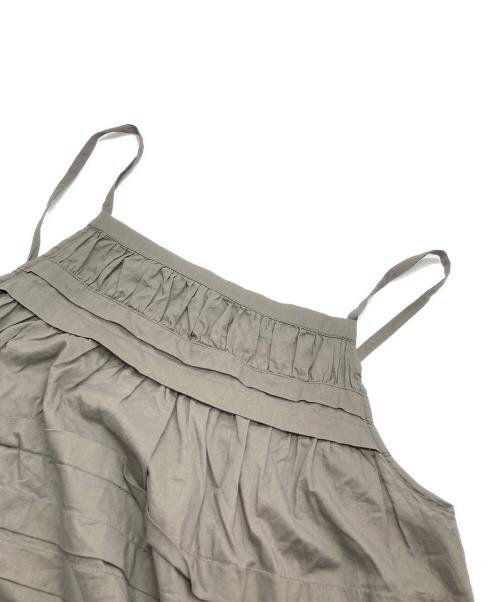 BEAUTY&YOUTH（ビューティーアンドユース）BEAUTY&YOUTH (ビューティーアンドユース) コットンタックキャミワンピース カーキ サイズ:Ｓの古着・服飾アイテム