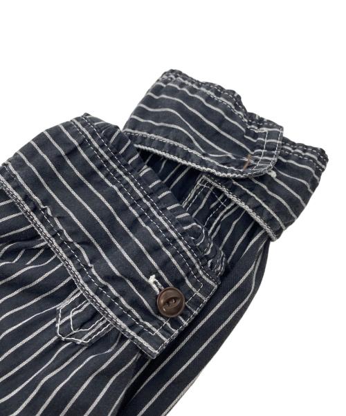 MUSHMANS（マッシュマンズ）mushmans (マッシュマンズ) ワークシャツ ブラック サイズ:Lの古着・服飾アイテム