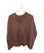JOURNAL STANDARDジャーナルスタンダード）の古着「ハイツイストコットンポンチョカーディガン」｜ブラウン