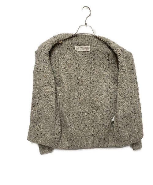 Athena Designs（アテナデザインズ）Athena Designs (アテナデザインズ) アランニットカーディガン グレー サイズ:なしの古着・服飾アイテム