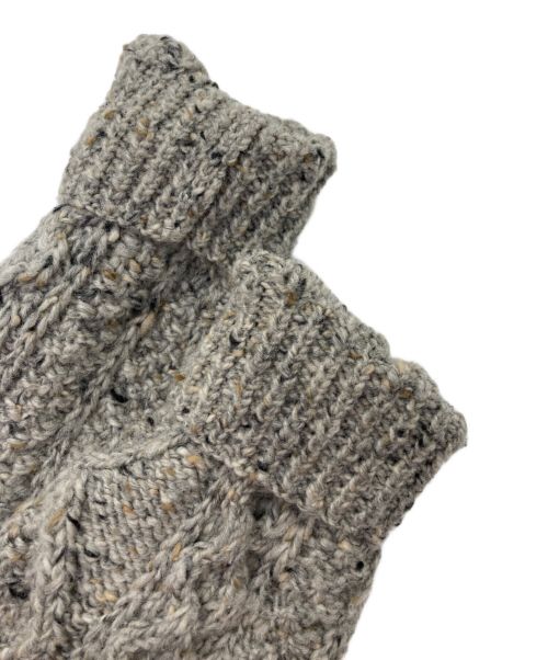 Athena Designs（アテナデザインズ）Athena Designs (アテナデザインズ) アランニットカーディガン グレー サイズ:なしの古着・服飾アイテム