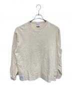 Champion×WTAPSチャンピオン×ダブルタップス）の古着「ロングスリーブTシャツ」｜アイボリー
