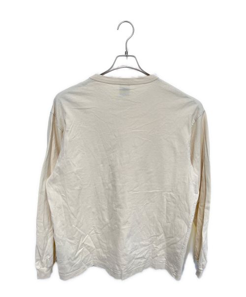 Champion（チャンピオン）Champion (チャンピオン) WTAPS (ダブルタップス) ロングスリーブTシャツ アイボリー サイズ:Lの古着・服飾アイテム