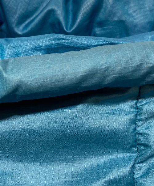 Patagonia（パタゴニア）Patagonia (パタゴニア) ハイロフトダウンジャケット ブルー サイズ:XSの古着・服飾アイテム