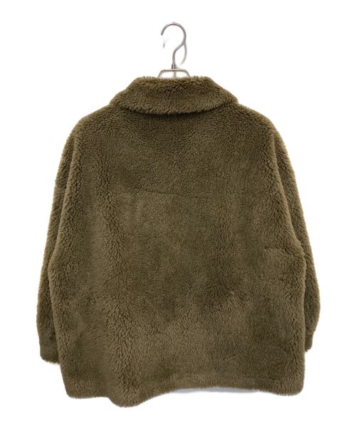 PELLESSIMO（ペレッシモ）PELLESSIMO (ペレッシモ) ボアジャケット オリーブ サイズ:Ⅿの古着・服飾アイテム