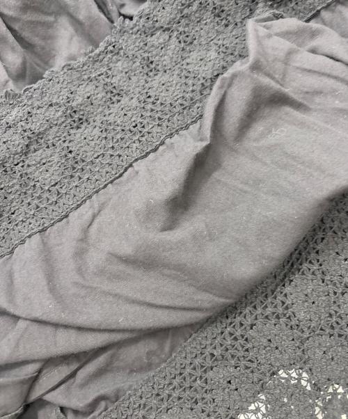 TSUHARU by samansa Mos2（ツハル バイ サマンサモスモス）TSUHARU by samansa Mos2 (ツハル バイ サマンサモスモス) 刺繍ノースリーブワンピース ブラック サイズ:FREEの古着・服飾アイテム