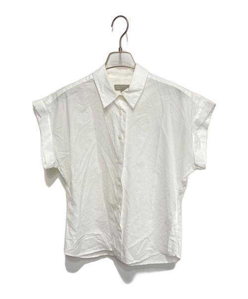 MARGARET HOWELL（マーガレットハウエル）MARGARET HOWELL (マーガレットハウエル) 半袖シャツ ホワイトの古着・服飾アイテム