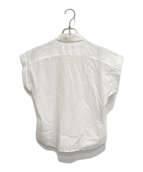 MARGARET HOWELL（マーガレットハウエル）MARGARET HOWELL (マーガレットハウエル) 半袖シャツ ホワイトの古着・服飾アイテム