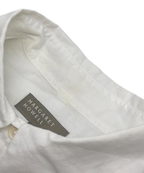 MARGARET HOWELL（マーガレットハウエル）MARGARET HOWELL (マーガレットハウエル) 半袖シャツ ホワイトの古着・服飾アイテム